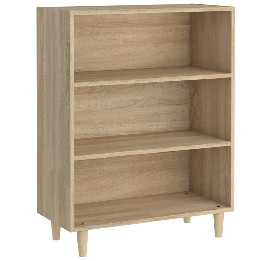 Dressoir 69,5x32,5x90 cm bewerkt hout sonoma eikenkleurig is nu te koop bij PeponiXL, paradijselijk wonen!