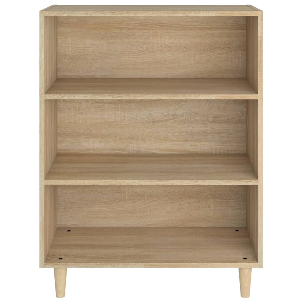 Dressoir 69,5x32,5x90 cm bewerkt hout sonoma eikenkleurig is nu te koop bij PeponiXL, paradijselijk wonen!