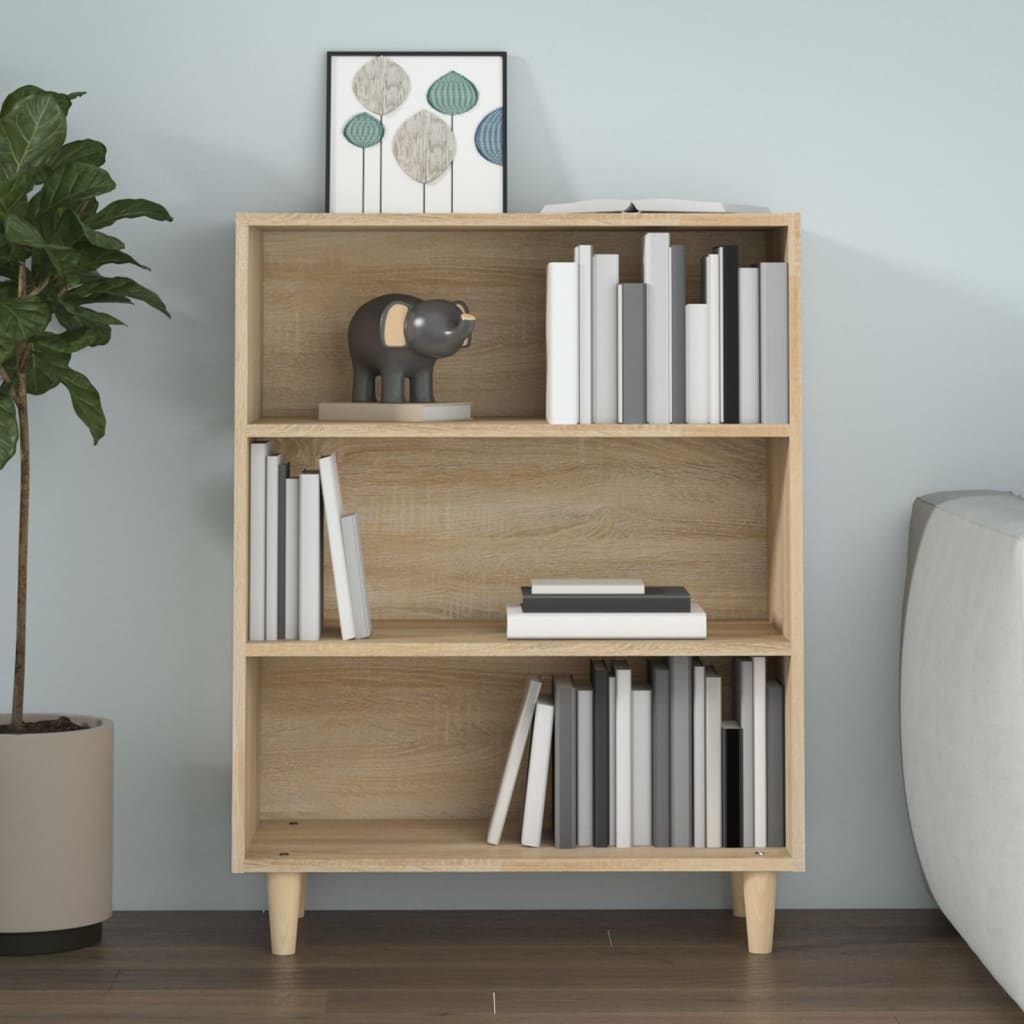 Dressoir 69,5x32,5x90 cm bewerkt hout sonoma eikenkleurig is nu te koop bij PeponiXL, paradijselijk wonen!