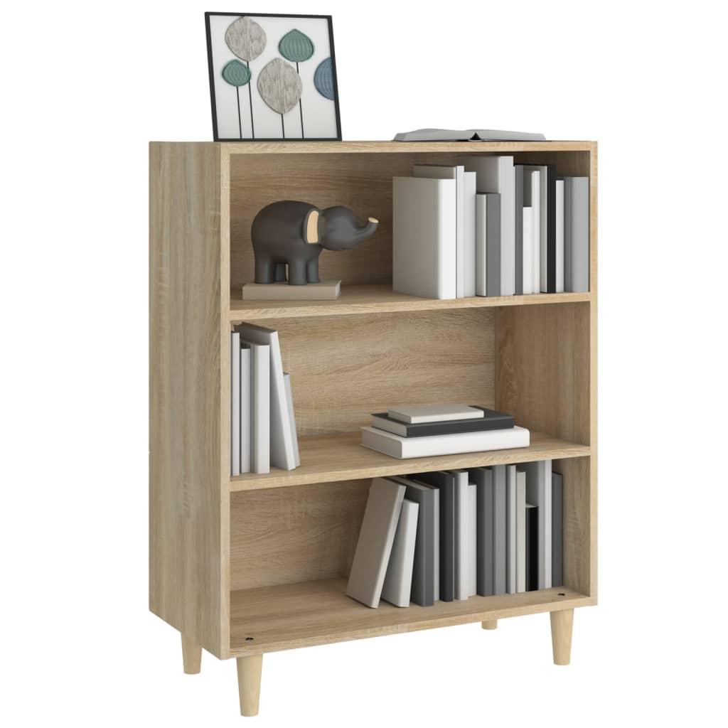 Dressoir 69,5x32,5x90 cm bewerkt hout sonoma eikenkleurig is nu te koop bij PeponiXL, paradijselijk wonen!