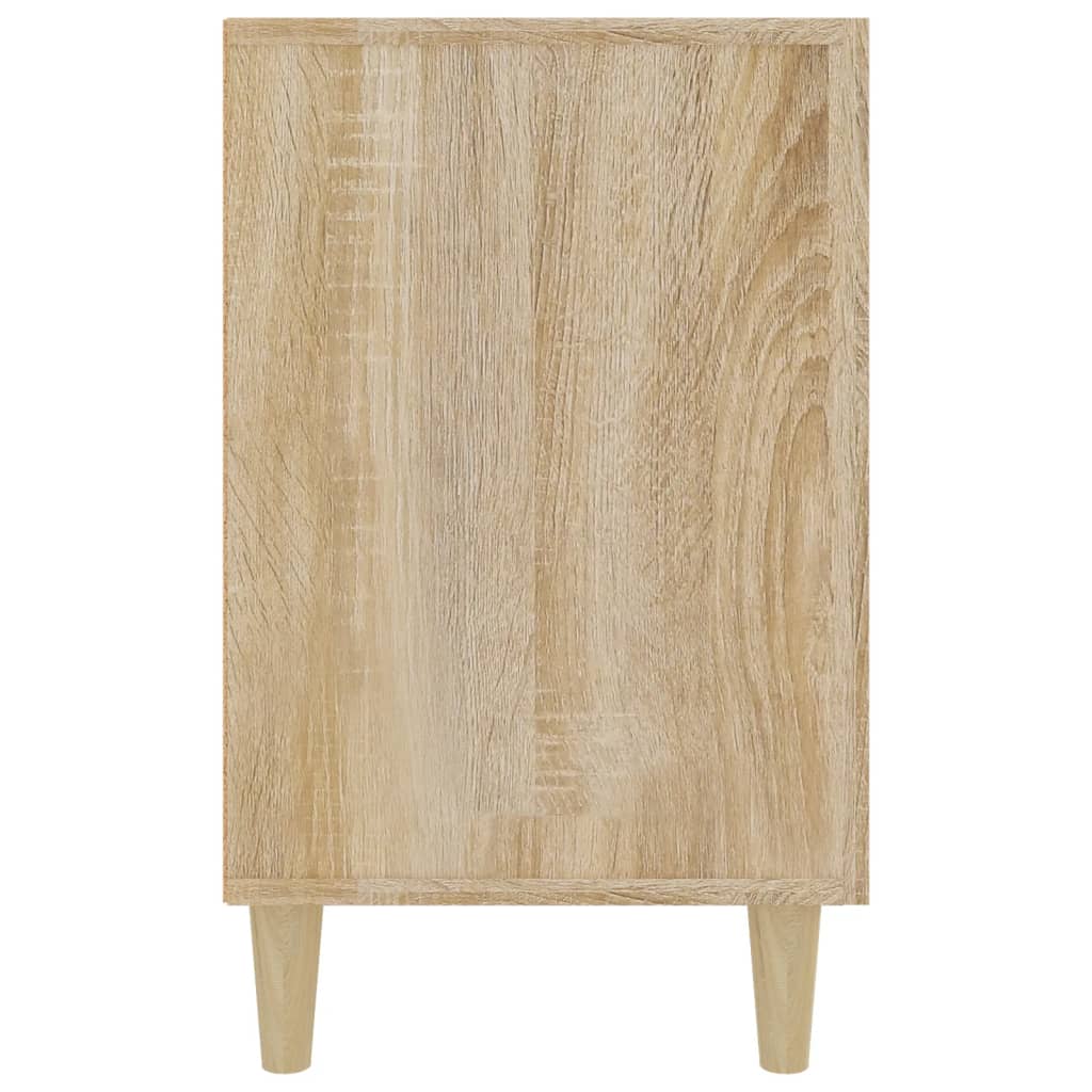 Dressoir 100x36x60 cm bewerkt hout sonoma eikenkleurig is nu te koop bij PeponiXL, paradijselijk wonen!