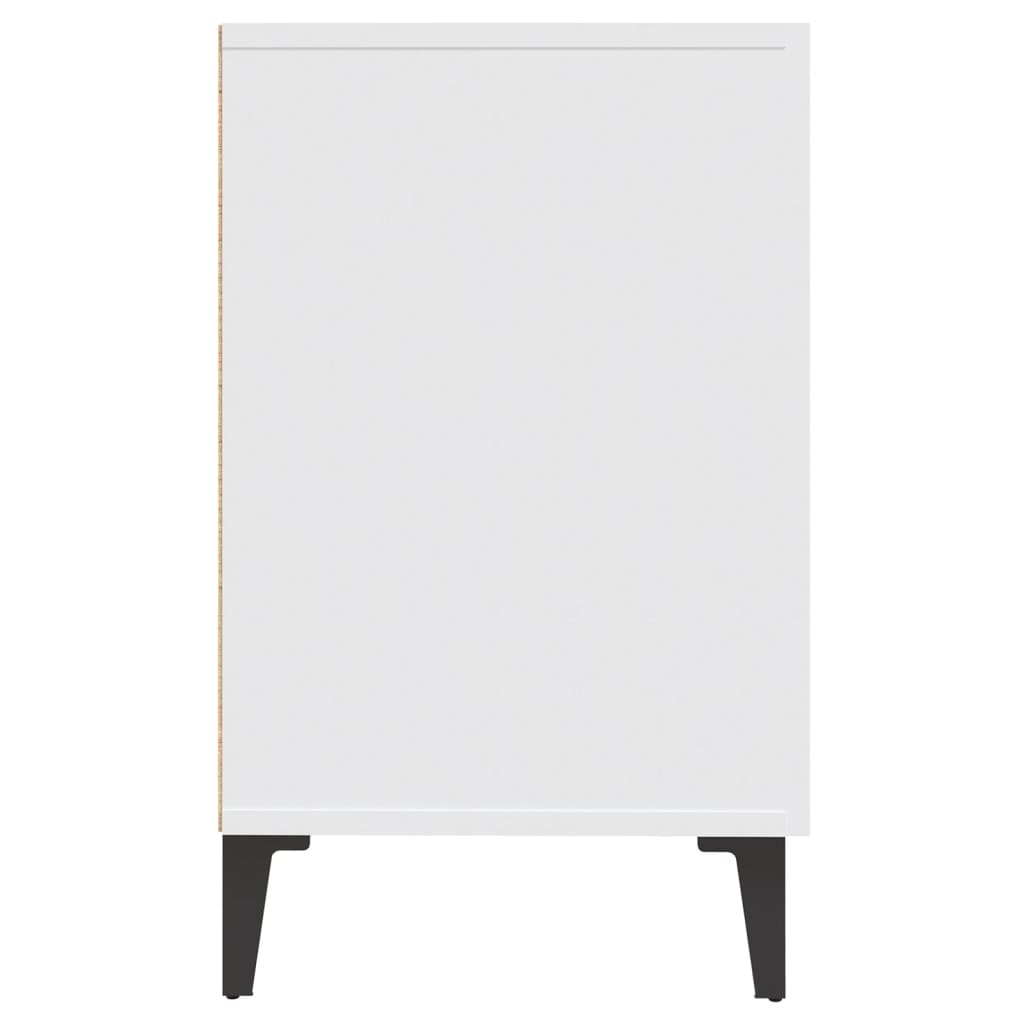 Dressoir 100x36x60 cm bewerkt hout wit is nu te koop bij PeponiXL, paradijselijk wonen!