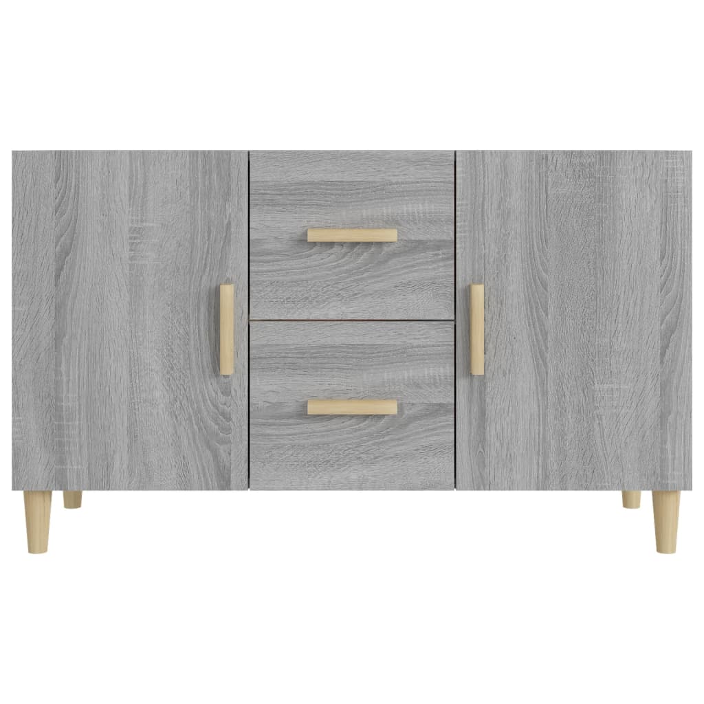 Dressoir 100x36x60 cm bewerkt hout grijs sonoma eikenkleurig is nu te koop bij PeponiXL, paradijselijk wonen!