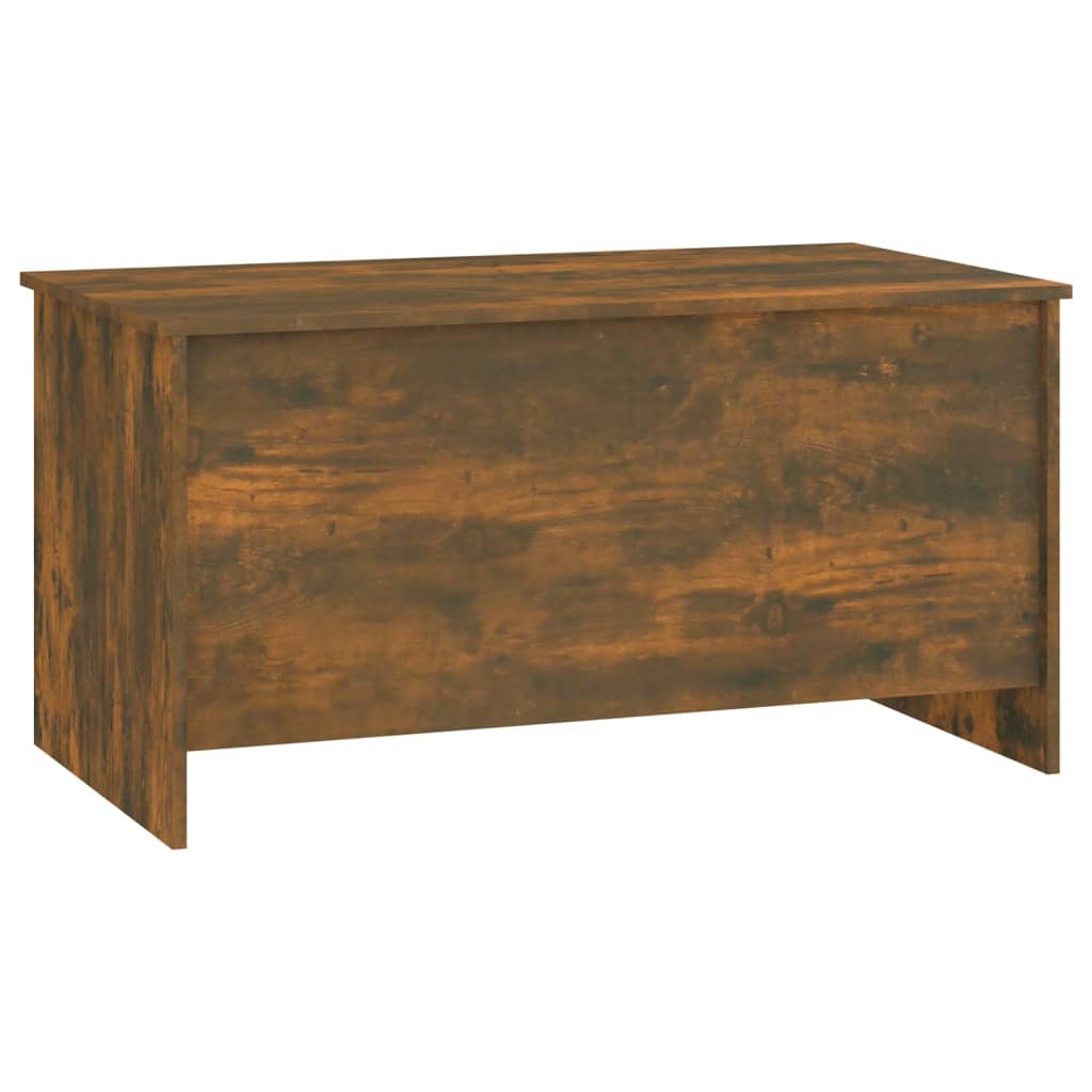 Salontafel 102x55,5x52,5 cm bewerkt hout gerookt eikenkleurig is nu te koop bij PeponiXL, paradijselijk wonen!