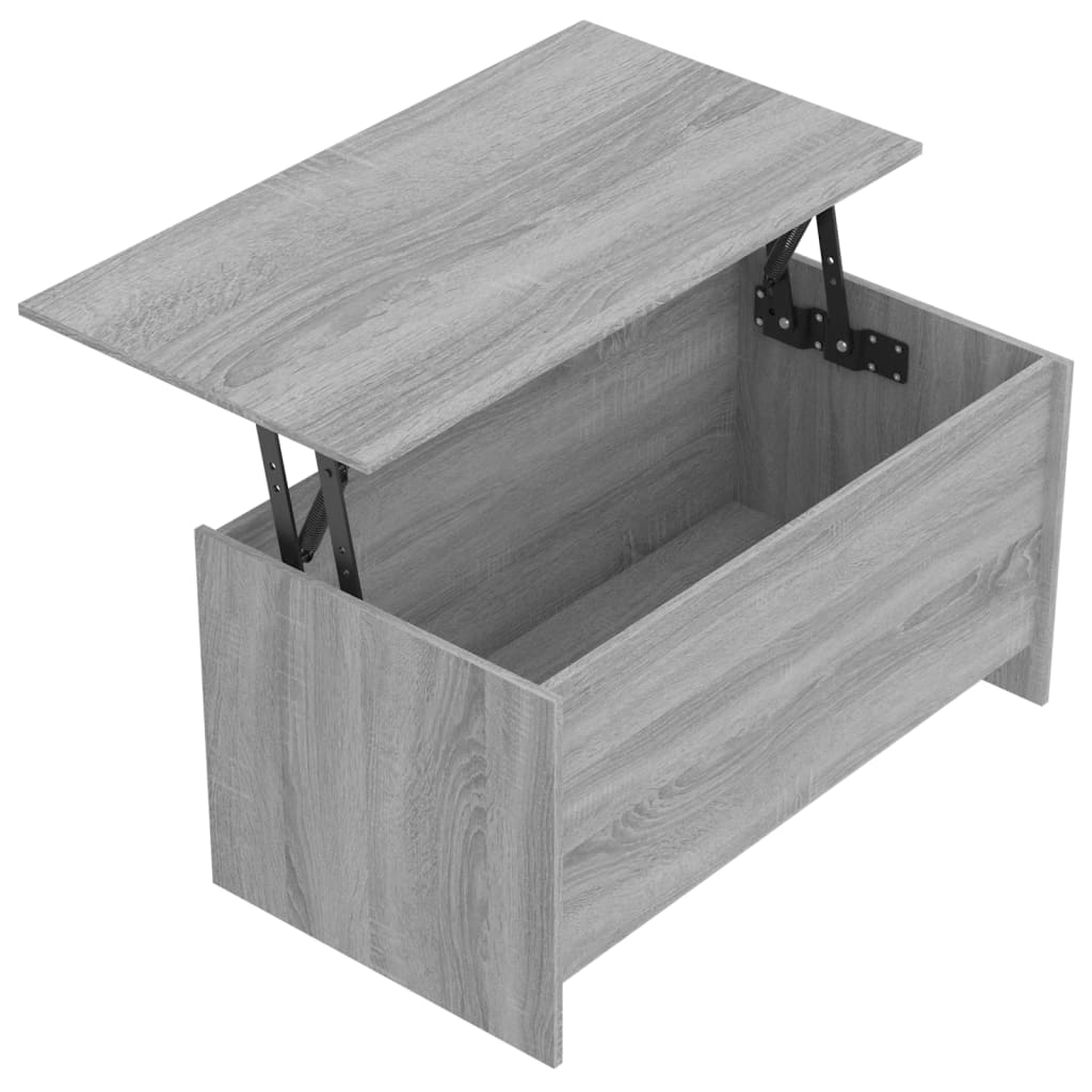 Salontafel 102x55,5x52,5 cm bewerkt hout grijs sonoma eiken is nu te koop bij PeponiXL, paradijselijk wonen!
