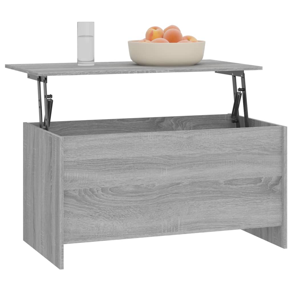 Salontafel 102x55,5x52,5 cm bewerkt hout grijs sonoma eiken is nu te koop bij PeponiXL, paradijselijk wonen!