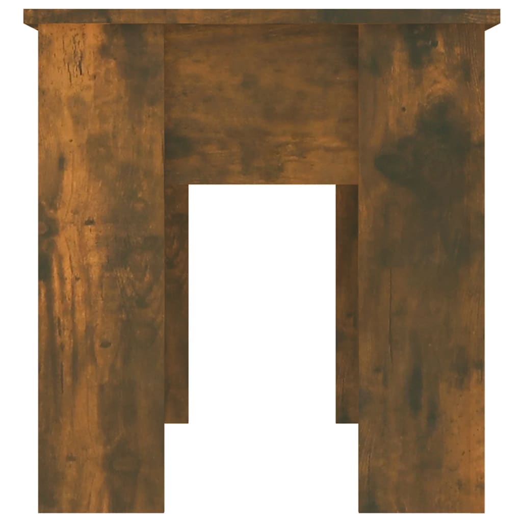 Salontafel 101x49x52 cm bewerkt hout gerookt eikenkleurig is nu te koop bij PeponiXL, paradijselijk wonen!