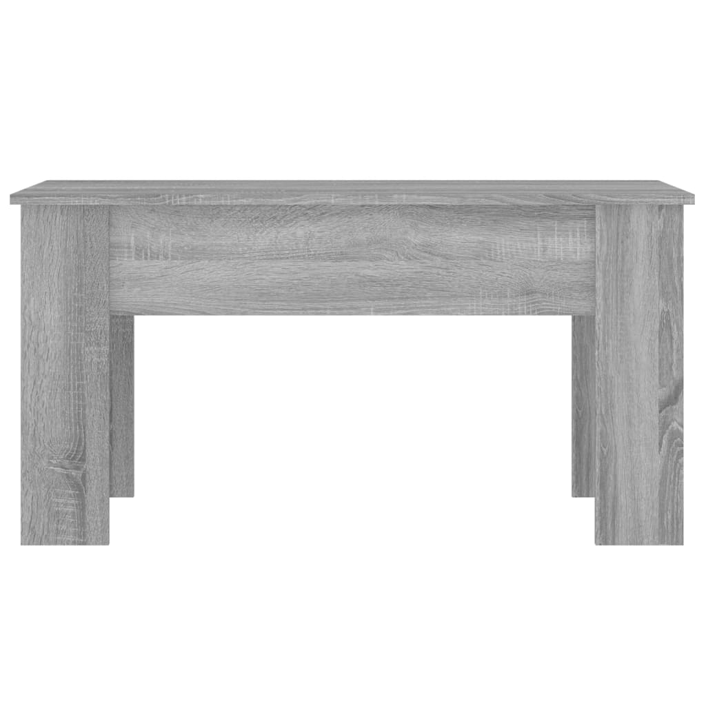 Salontafel 101x49x52 cm bewerkt hout grijs sonoma eikenkleurig is nu te koop bij PeponiXL, paradijselijk wonen!