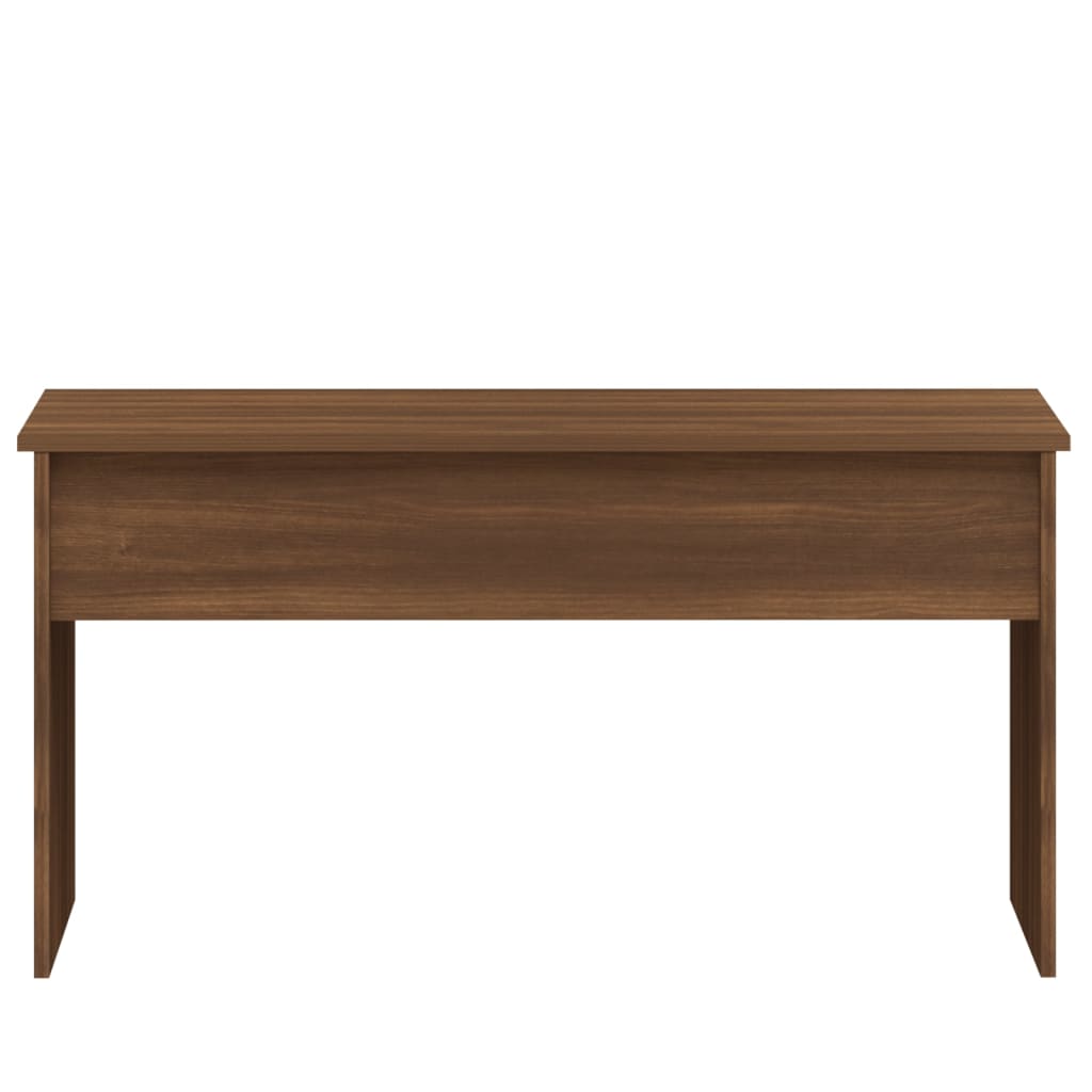 Salontafel 102x50,5x52,5 cm bewerkt hout bruin eikenkleur is nu te koop bij PeponiXL, paradijselijk wonen!