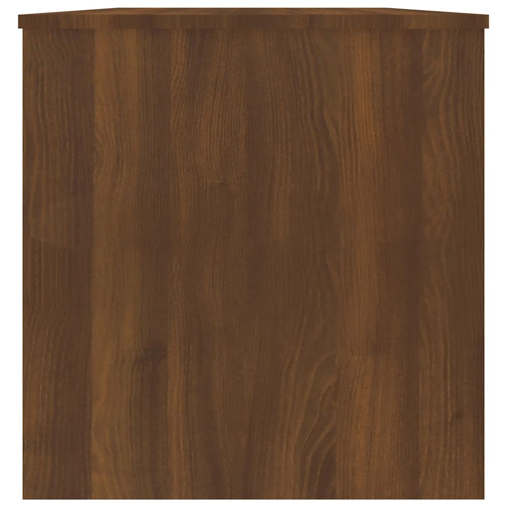 Salontafel 102x50x52,5 cm bewerkt hout bruin eikenkleur is nu te koop bij PeponiXL, paradijselijk wonen!