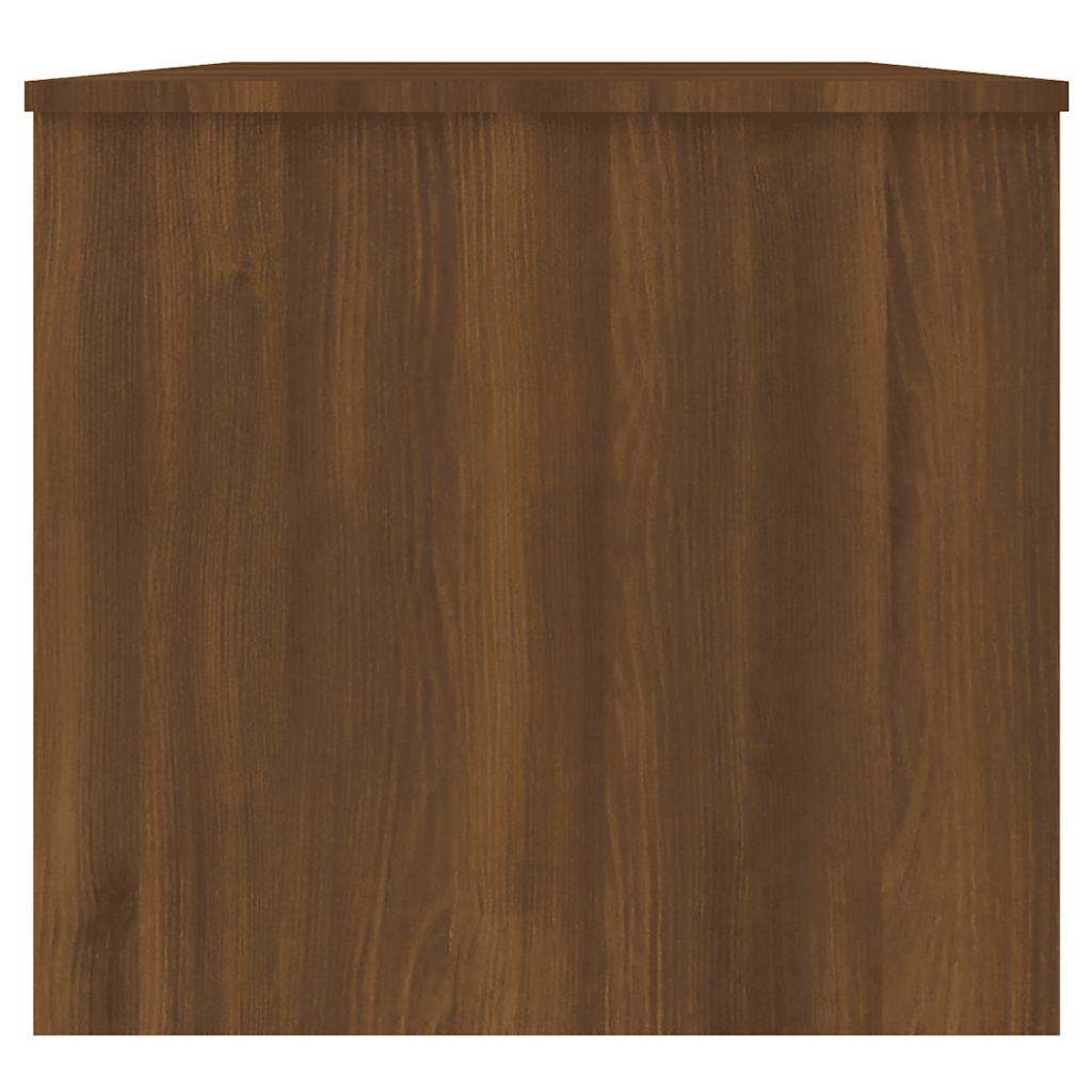 Salontafel 102x50,5x46,5 cm bewerkt hout bruin eikenkleur is nu te koop bij PeponiXL, paradijselijk wonen!