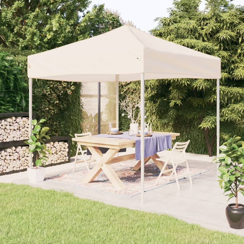 Partytent inklapbaar 2x2 m crèmekleurig is nu te koop bij PeponiXL, paradijselijk wonen!