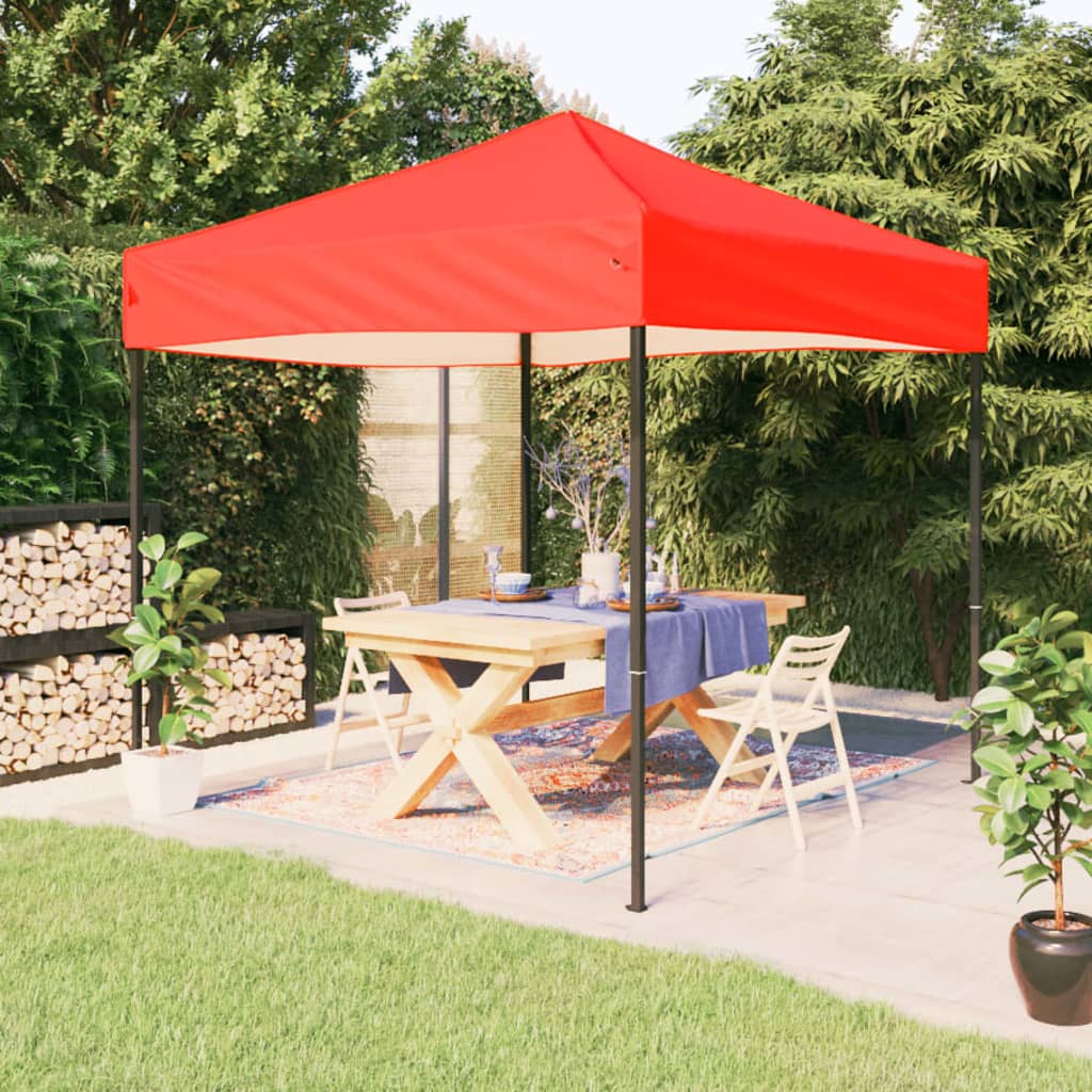 Partytent inklapbaar 2x2 m rood is nu te koop bij PeponiXL, paradijselijk wonen!