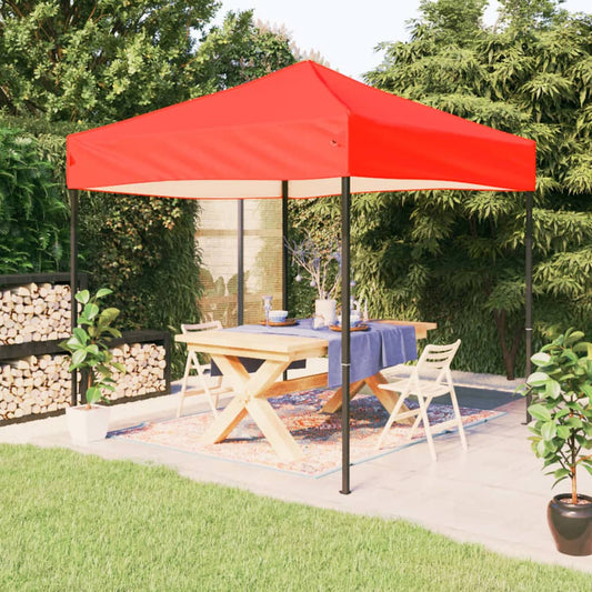 Partytent inklapbaar 2x2 m rood is nu te koop bij PeponiXL, paradijselijk wonen!