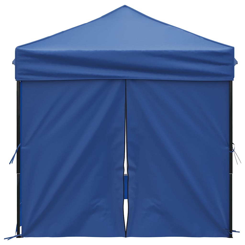 Partytent inklapbaar met zijwanden 2x2 m blauw is nu te koop bij PeponiXL, paradijselijk wonen!
