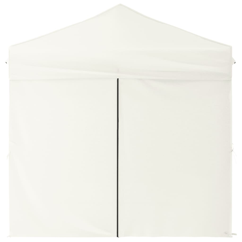 Partytent inklapbaar met zijwanden 2x2 m crèmekleurig is nu te koop bij PeponiXL, paradijselijk wonen!