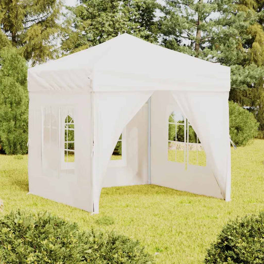 Partytent inklapbaar met zijwanden 2x2 m wit is nu te koop bij PeponiXL, paradijselijk wonen!