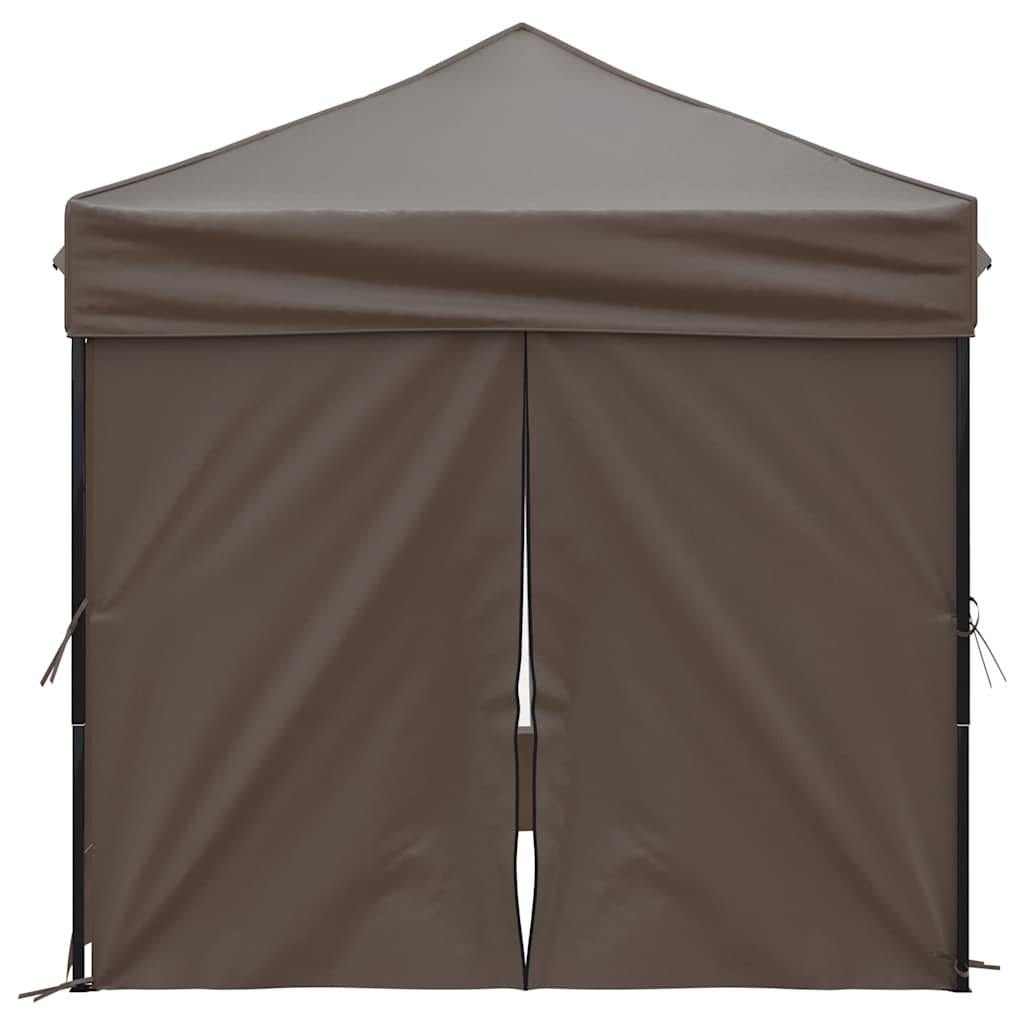 Partytent inklapbaar met zijwanden 2x2 m taupe is nu te koop bij PeponiXL, paradijselijk wonen!