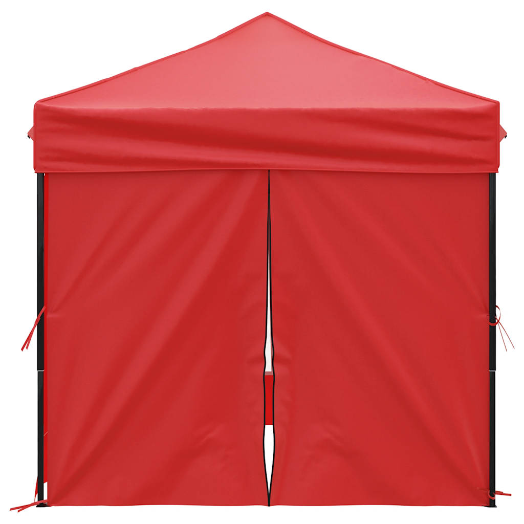 Partytent inklapbaar met zijwanden 2x2 m rood is nu te koop bij PeponiXL, paradijselijk wonen!