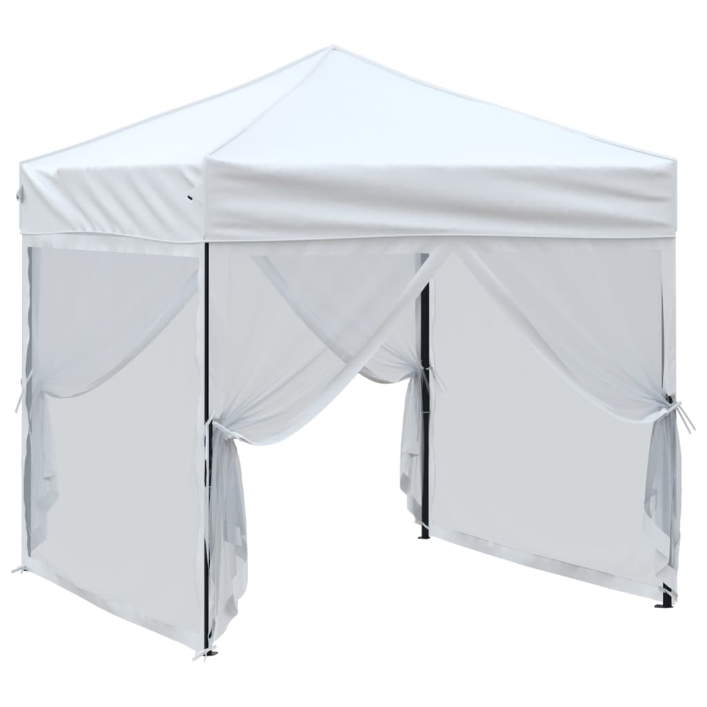 Partytent inklapbaar met zijwanden 2x2 m wit is nu te koop bij PeponiXL, paradijselijk wonen!