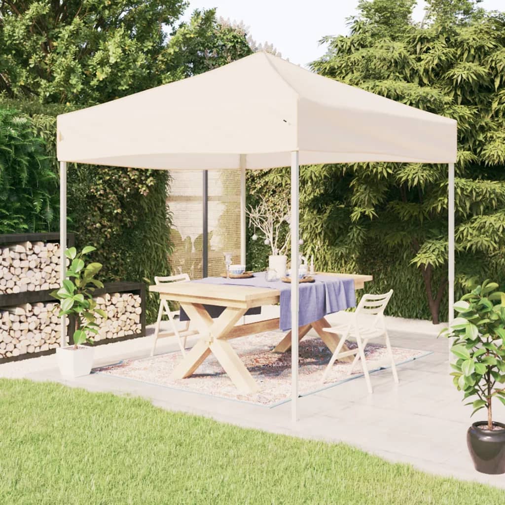 Partytent inklapbaar 3x3 m crèmekleurig is nu te koop bij PeponiXL, paradijselijk wonen!