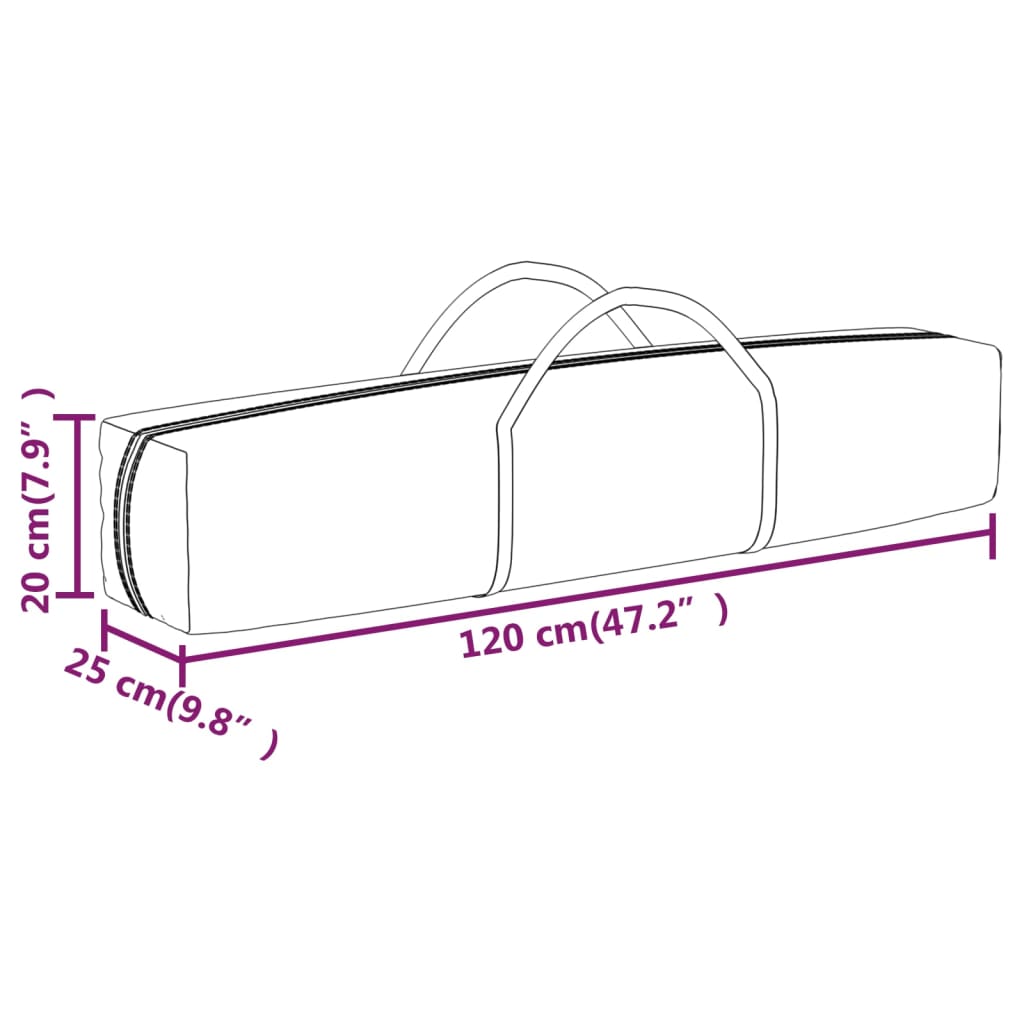 Partytent inklapbaar 3x3 m antracietkleurig is nu te koop bij PeponiXL, paradijselijk wonen!