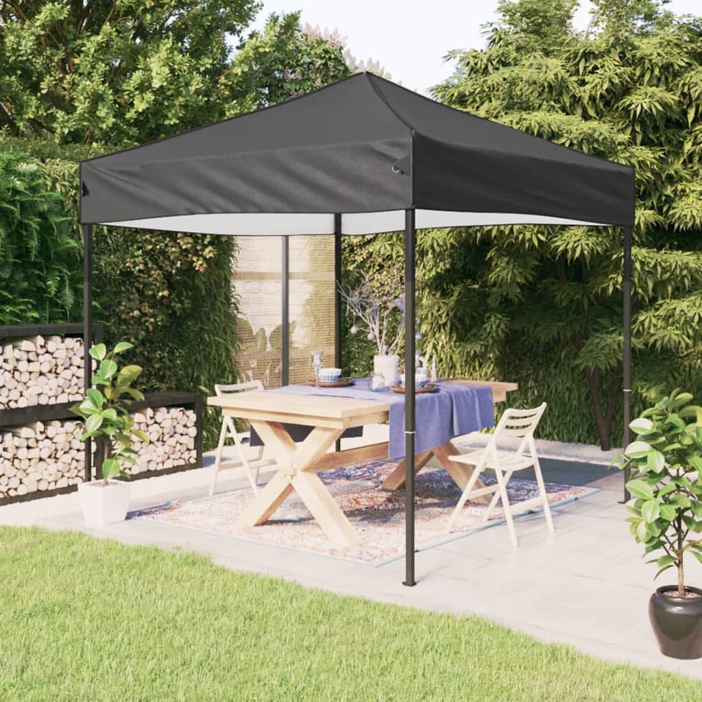 Partytent inklapbaar 3x3 m antracietkleurig is nu te koop bij PeponiXL, paradijselijk wonen!