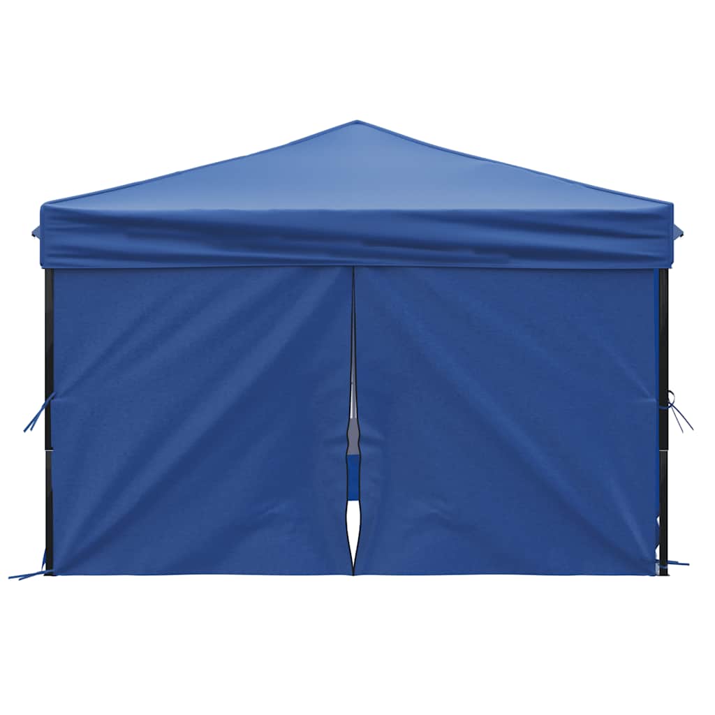 Partytent inklapbaar met zijwanden 3x3 m blauw is nu te koop bij PeponiXL, paradijselijk wonen!