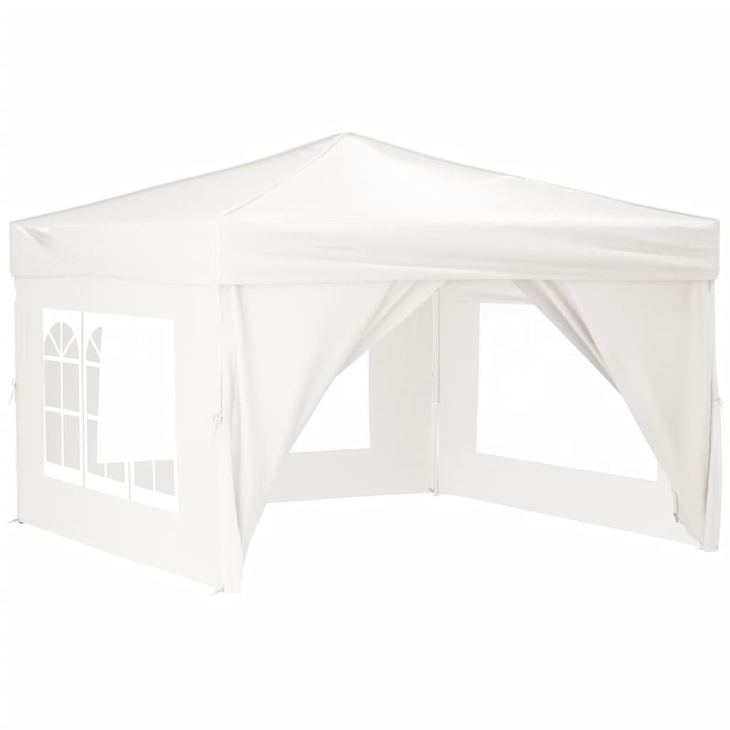 Partytent inklapbaar met zijwanden 3x3 m wit is nu te koop bij PeponiXL, paradijselijk wonen!