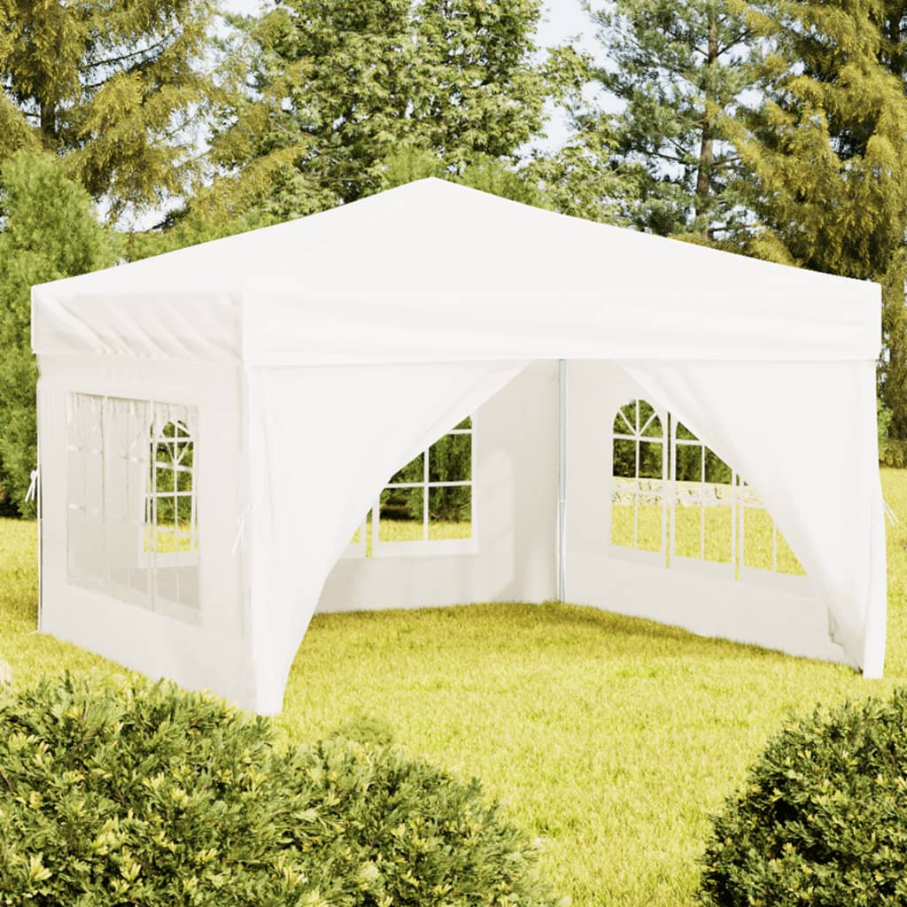 Partytent inklapbaar met zijwanden 3x3 m wit is nu te koop bij PeponiXL, paradijselijk wonen!