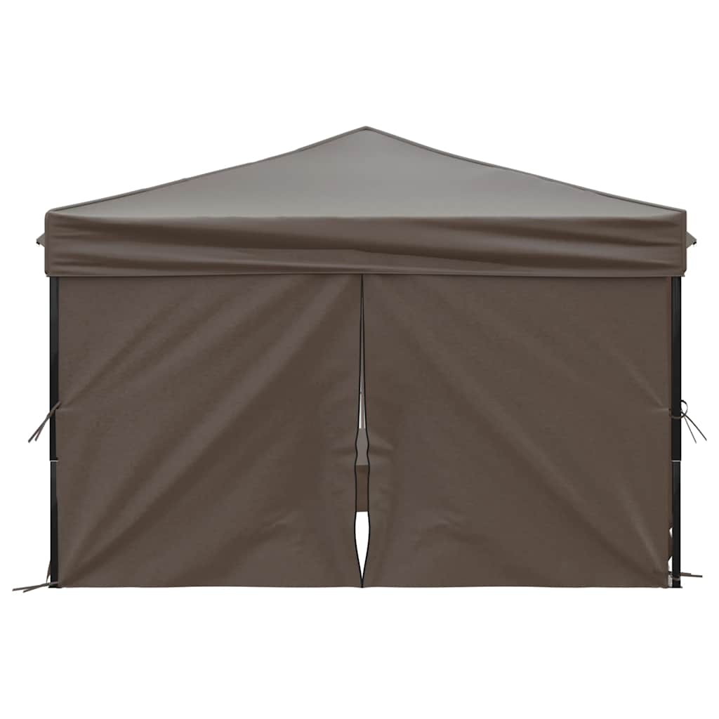 Partytent inklapbaar met zijwanden 3x3 m taupe is nu te koop bij PeponiXL, paradijselijk wonen!