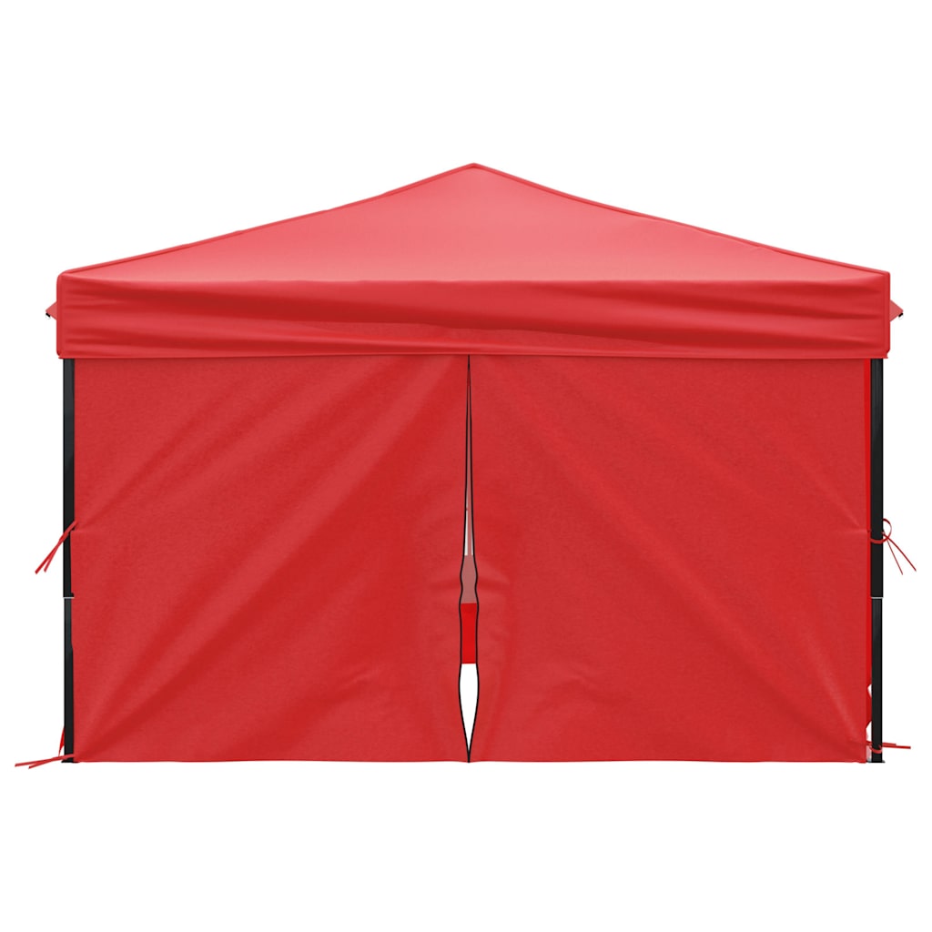 Partytent inklapbaar met zijwanden 3x3 m rood is nu te koop bij PeponiXL, paradijselijk wonen!