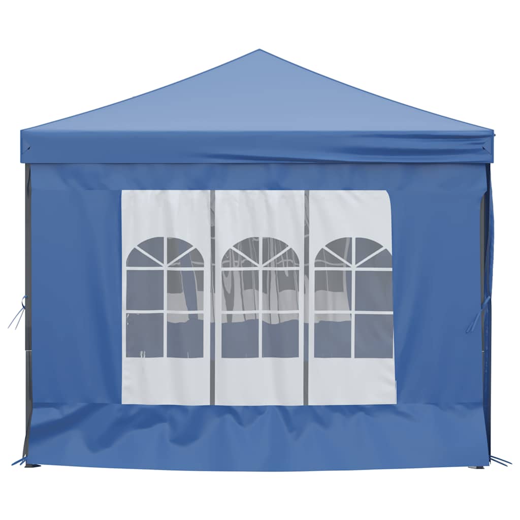 Partytent inklapbaar met zijwanden 3x6 m blauw is nu te koop bij PeponiXL, paradijselijk wonen!