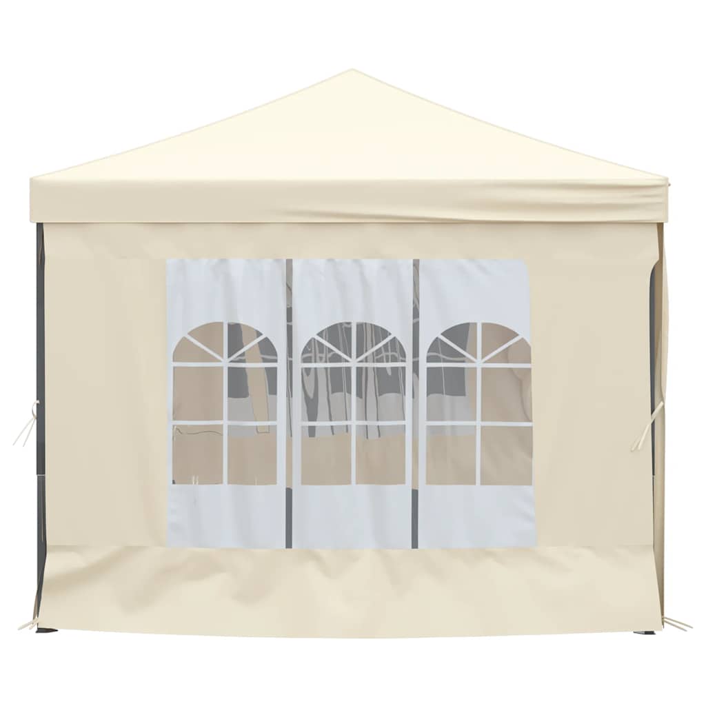 Partytent inklapbaar met zijwanden 3x6 m crèmekleurig is nu te koop bij PeponiXL, paradijselijk wonen!