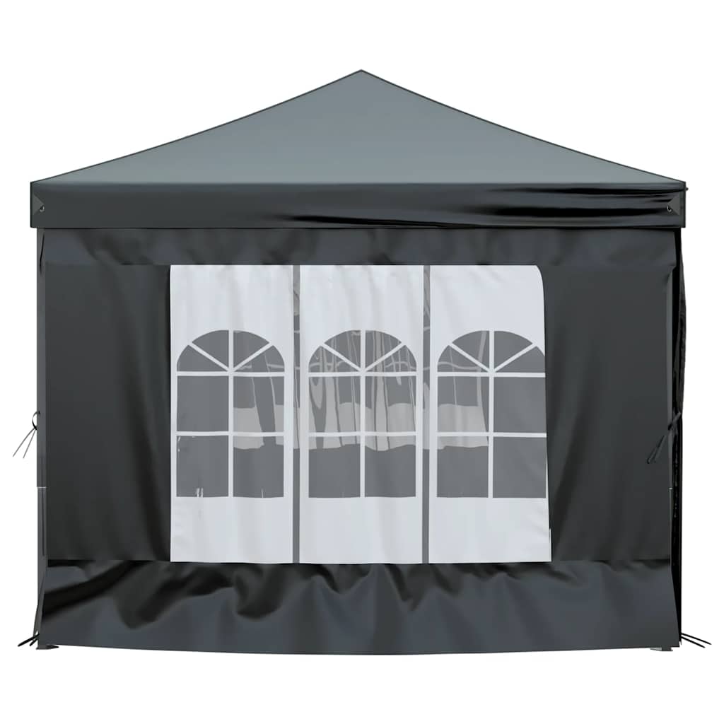 Partytent inklapbaar met zijwanden 3x6 m zwart is nu te koop bij PeponiXL, paradijselijk wonen!