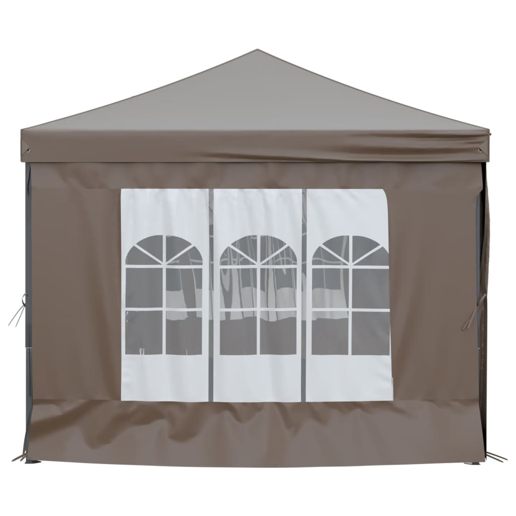 Partytent inklapbaar met zijwanden 3x6 m taupe is nu te koop bij PeponiXL, paradijselijk wonen!