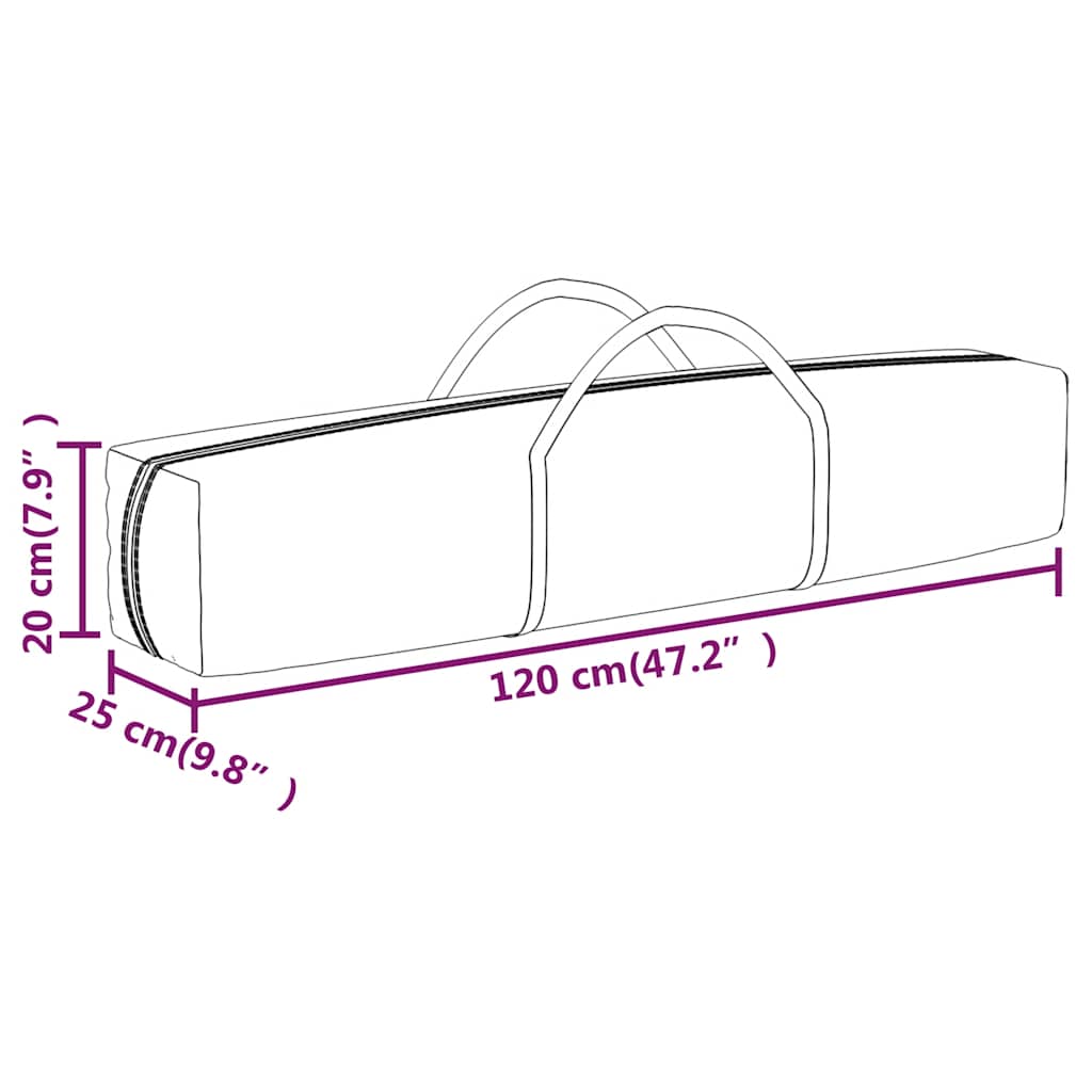 Partytent inklapbaar met zijwanden 3x6 m taupe is nu te koop bij PeponiXL, paradijselijk wonen!