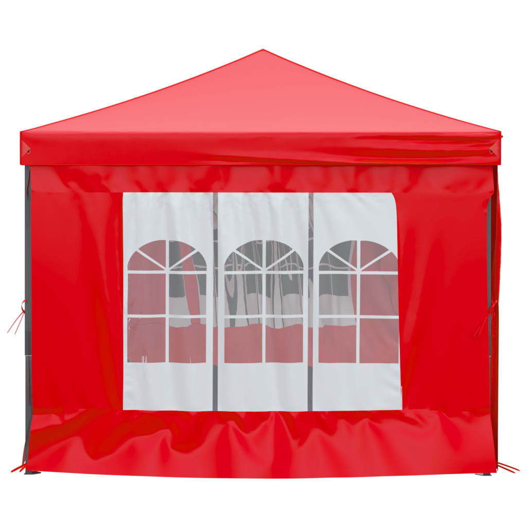 Partytent inklapbaar met zijwanden 3x6 m rood is nu te koop bij PeponiXL, paradijselijk wonen!