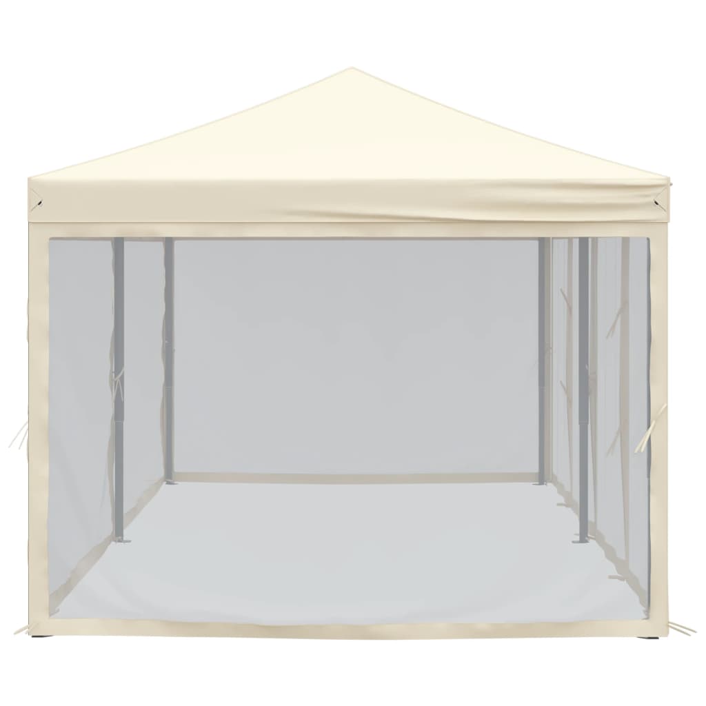 Partytent inklapbaar met zijwanden 3x6 m crèmekleurig is nu te koop bij PeponiXL, paradijselijk wonen!
