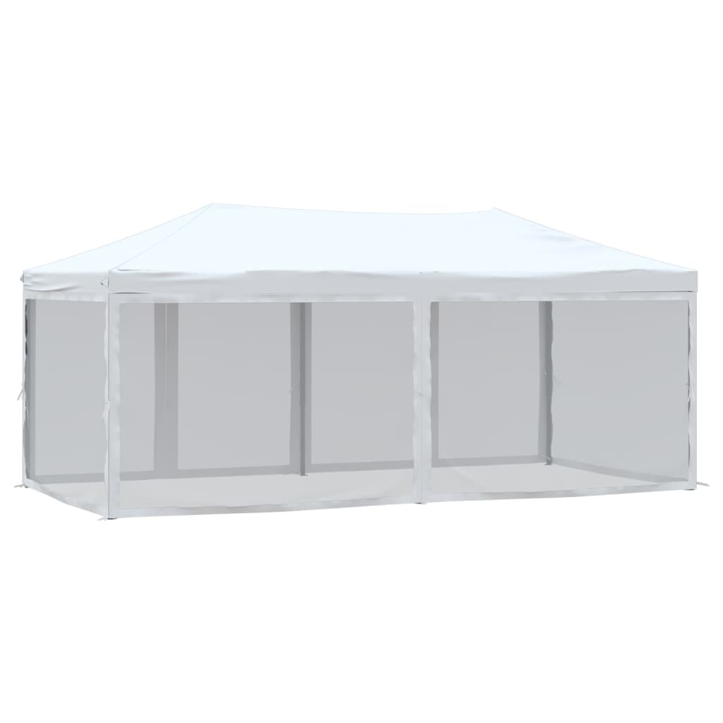 Partytent inklapbaar met zijwanden 3x6 m wit is nu te koop bij PeponiXL, paradijselijk wonen!