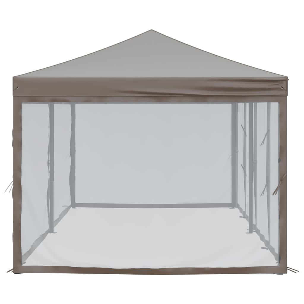 Partytent inklapbaar met zijwanden 3x6 m taupe is nu te koop bij PeponiXL, paradijselijk wonen!