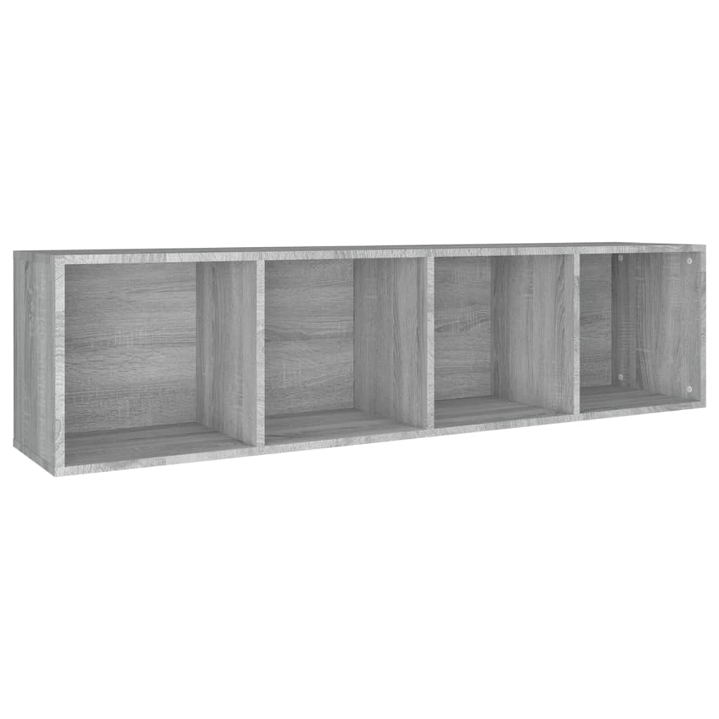 Boekenkast / tv-meubel 36x30x143 cm grijs sonoma eikenkleurig is nu te koop bij PeponiXL, paradijselijk wonen!