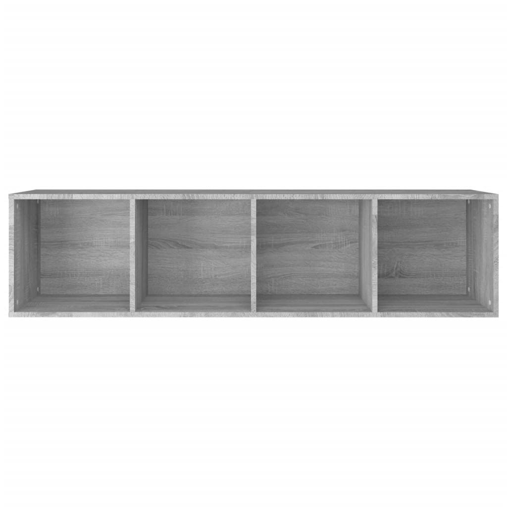 Boekenkast / tv-meubel 36x30x143 cm grijs sonoma eikenkleurig is nu te koop bij PeponiXL, paradijselijk wonen!