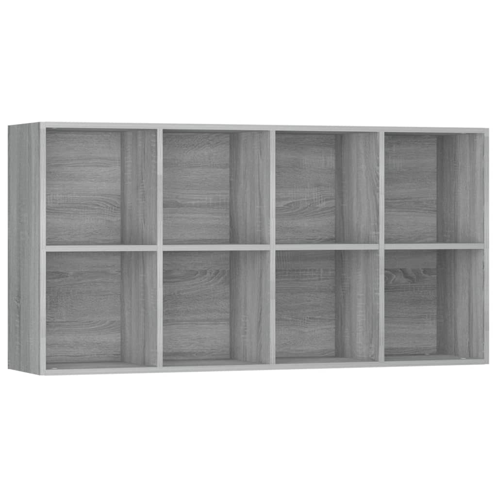 Boekenkast 66x30x130 cm bewerkt hout sonoma grijs is nu te koop bij PeponiXL, paradijselijk wonen!