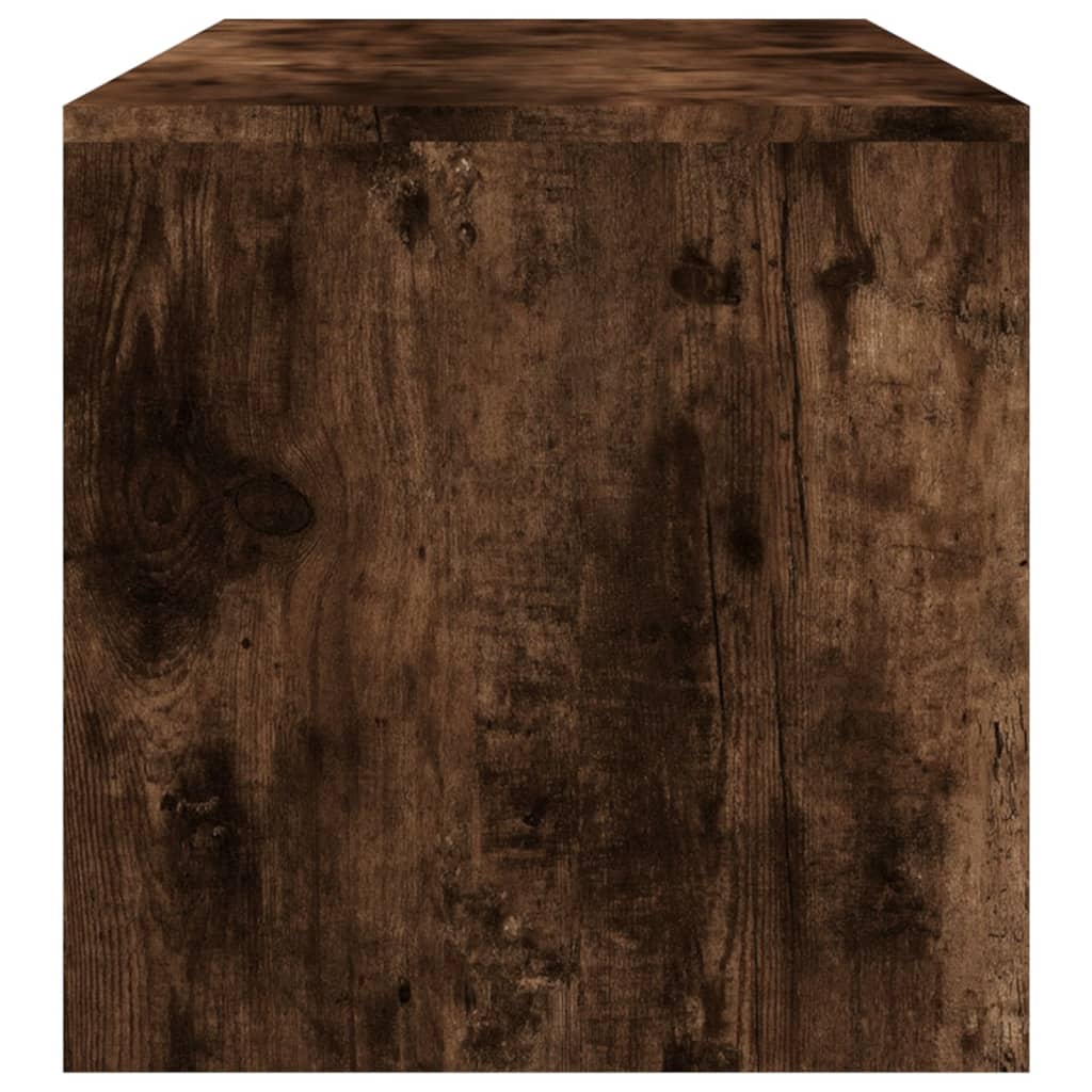 Salontafel 100x40x40 cm bewerkt hout gerookt eikenkleurig is nu te koop bij PeponiXL, paradijselijk wonen!