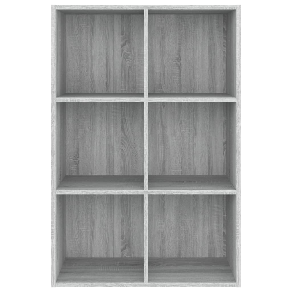 Boekenkast/dressoir 66x30x98 cm bewerkt hout grijs sonoma eiken is nu te koop bij PeponiXL, paradijselijk wonen!