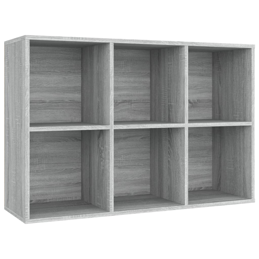 Boekenkast/dressoir 66x30x98 cm bewerkt hout grijs sonoma eiken is nu te koop bij PeponiXL, paradijselijk wonen!