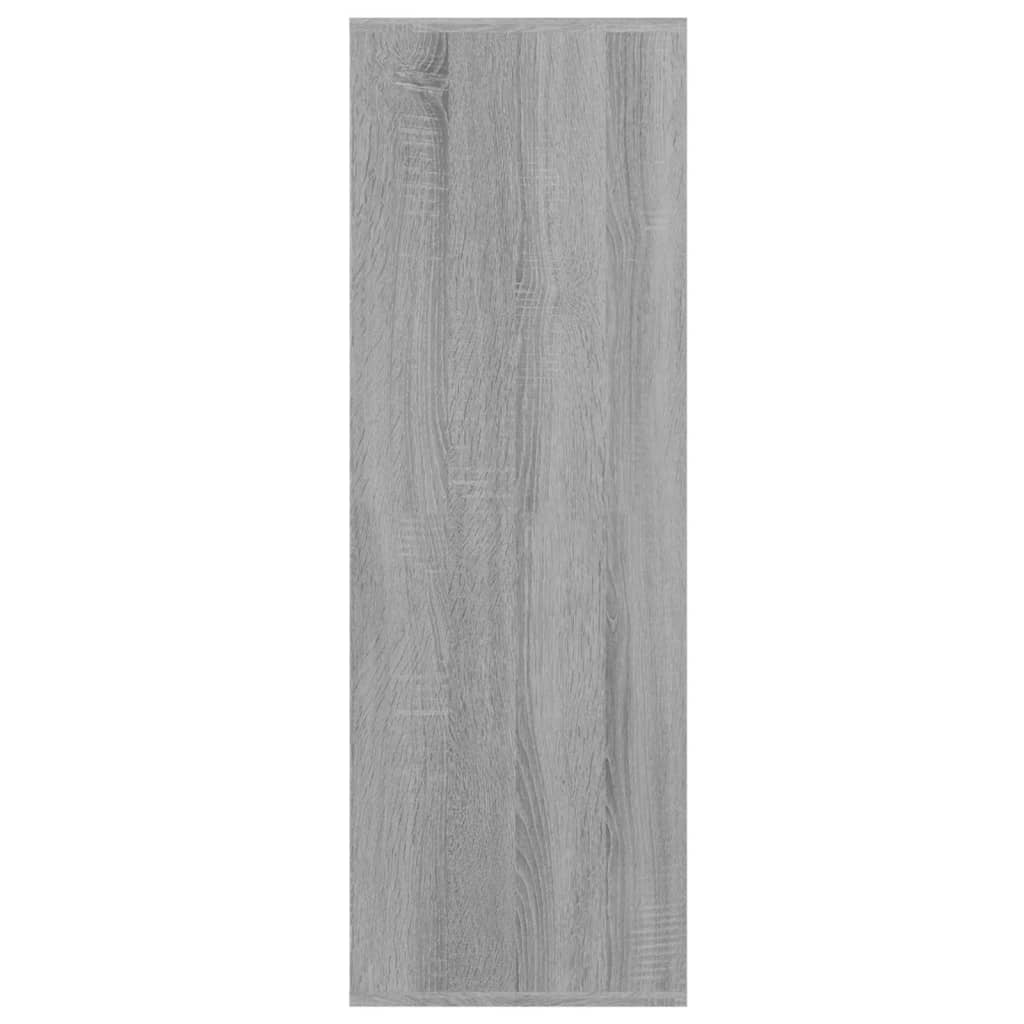 Schoenenrek 54x34x100,5 cm bewerkt hout grijs sonoma eikenkleur is nu te koop bij PeponiXL, paradijselijk wonen!