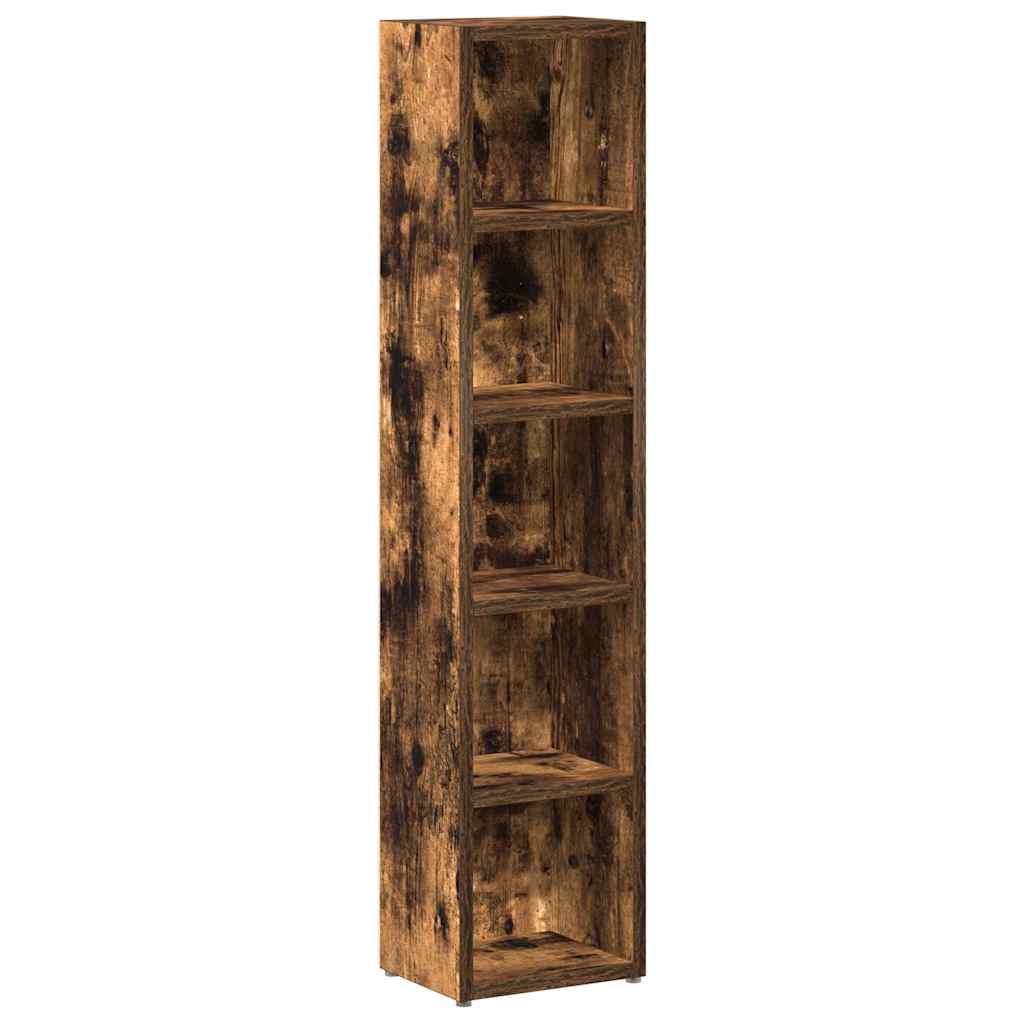 CD-kasten 2 st 21x16x93,5 cm bewerkt hout gerookt eikenkleurig is nu te koop bij PeponiXL, paradijselijk wonen!