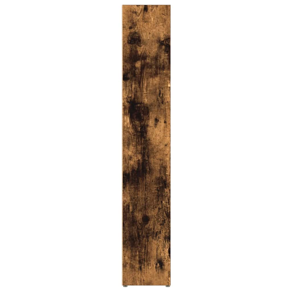 CD-kasten 2 st 21x16x93,5 cm bewerkt hout gerookt eikenkleurig is nu te koop bij PeponiXL, paradijselijk wonen!